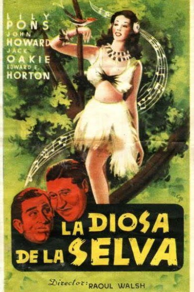 Caratula, cartel, poster o portada de La diosa de la selva