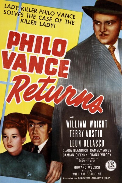 Caratula, cartel, poster o portada de Philo Vance Returns