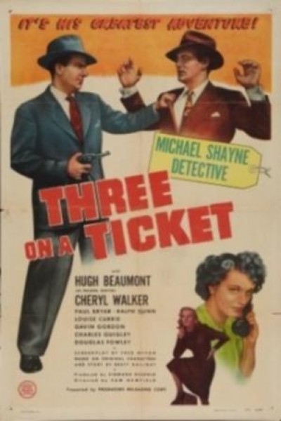 Caratula, cartel, poster o portada de Three on a Ticket