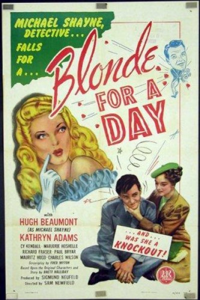 Caratula, cartel, poster o portada de Blonde for a Day