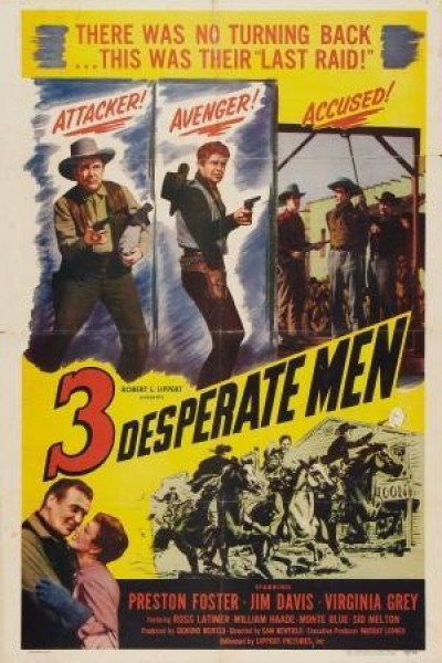 Caratula, cartel, poster o portada de Three Desperate Men