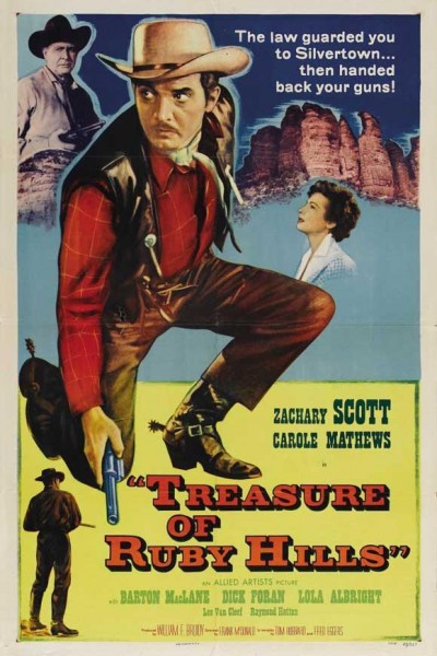 Caratula, cartel, poster o portada de Treasure of Ruby Hills