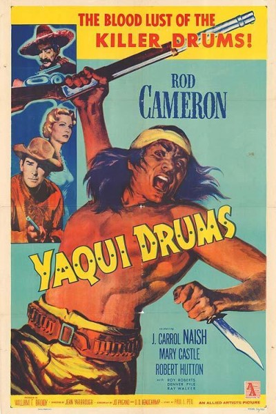 Caratula, cartel, poster o portada de Yaqui Drums