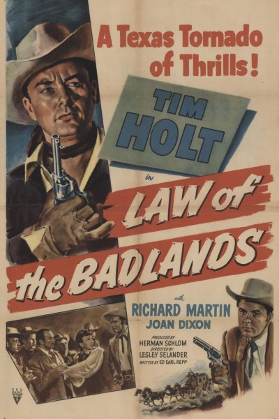 Caratula, cartel, poster o portada de Law of the Badlands