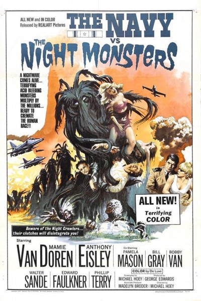 Caratula, cartel, poster o portada de The Navy vs. the Night Monsters