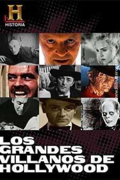 Cubierta de Los grandes villanos de Hollywood