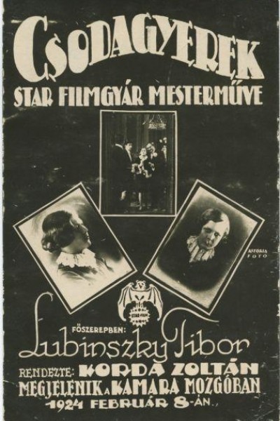 Caratula, cartel, poster o portada de Csodagyerek