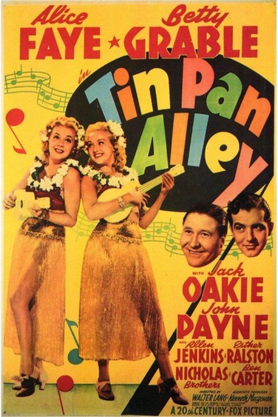 Caratula, cartel, poster o portada de Tin Pan Alley