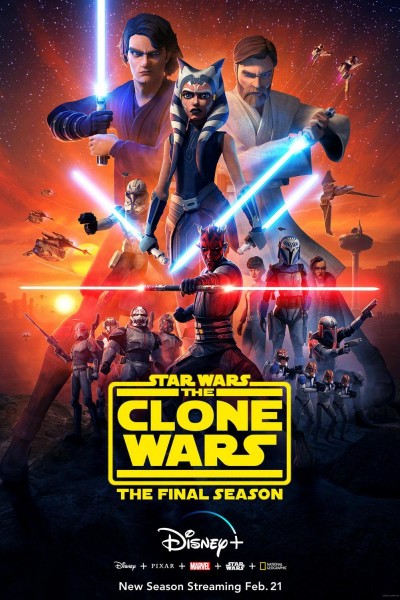 Caratula, cartel, poster o portada de Star Wars: The Clone Wars. La temporada final