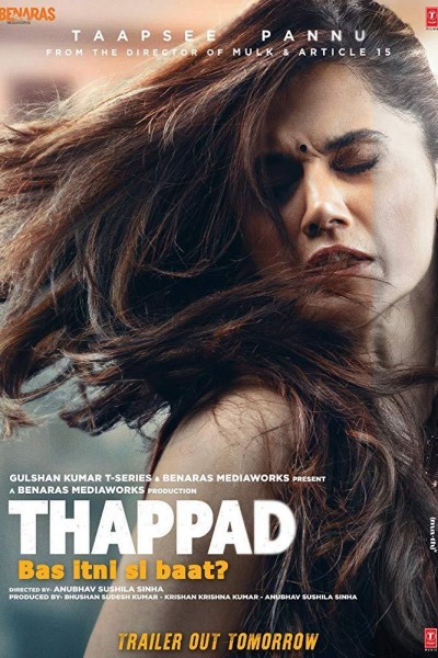 Caratula, cartel, poster o portada de Thappad