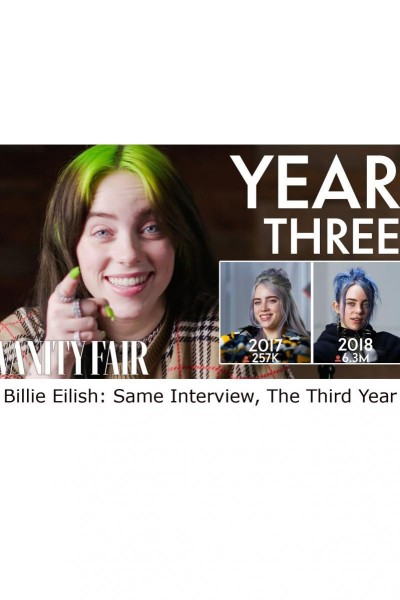 Cubierta de Billie Eilish: Same Interview, The Third Year