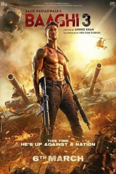 Caratula, cartel, poster o portada de Baaghi 3