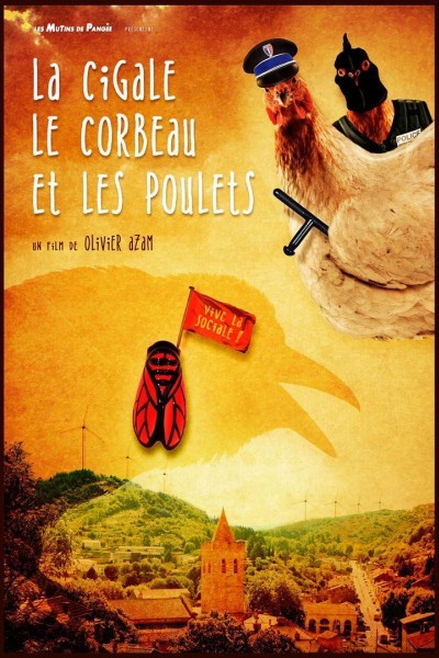 Cubierta de La Cigale, le corbeau et les poulets