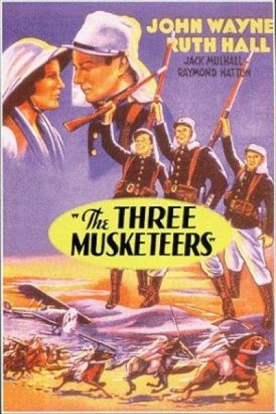 Caratula, cartel, poster o portada de Los tres mosqueteros del desierto