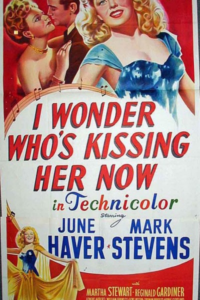 Caratula, cartel, poster o portada de I Wonder Who\'s Kissing Her Now