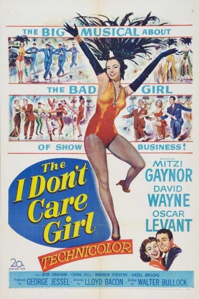 Caratula, cartel, poster o portada de The I Don\'t Care Girl