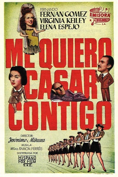 Caratula, cartel, poster o portada de Me quiero casar contigo