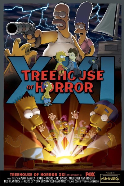 Cubierta de Los Simpson: La casa-árbol del terror XXI