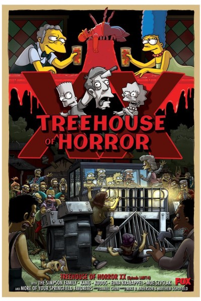 Cubierta de Los Simpson: La casa-árbol del terror XX