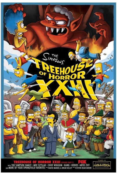 Cubierta de Los Simpson: La casa-árbol del terror XXIII