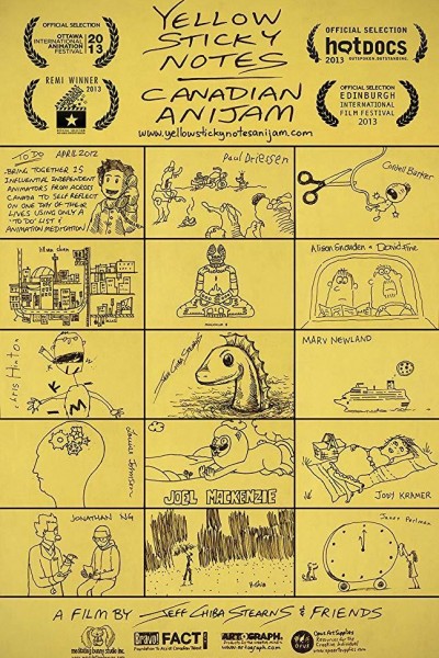 Cubierta de Yellow Sticky Notes: Canadian Anijam