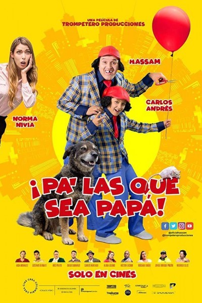 Caratula, cartel, poster o portada de Pa' las que sea papá