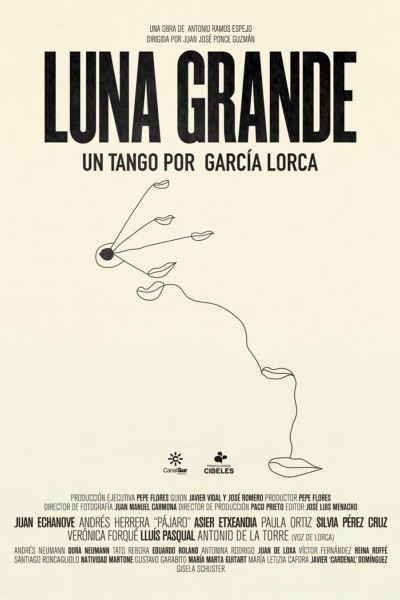 Caratula, cartel, poster o portada de Luna grande, un tango por García Lorca