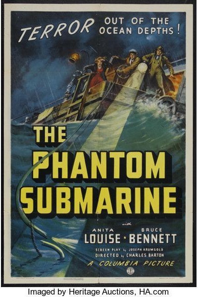 Caratula, cartel, poster o portada de The Phantom Submarine