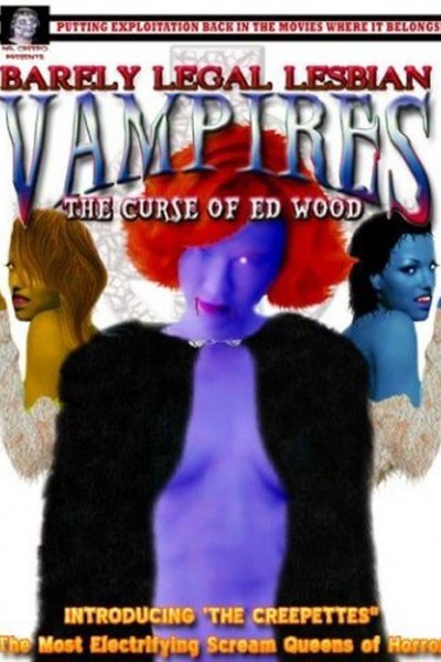Cubierta de Barely Legal Lesbian Vampires: ¡La maldición de Ed Wood!