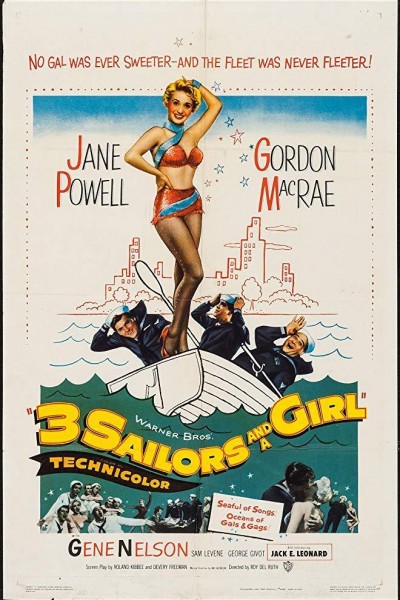 Caratula, cartel, poster o portada de Three Sailors and a Girl