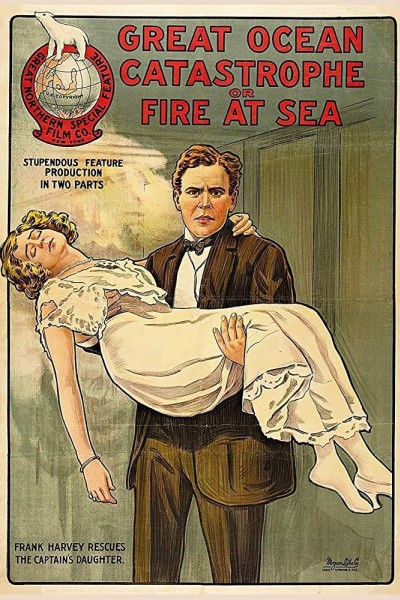 Cubierta de The Great Ocean Disaster; or, The Fire at Sea
