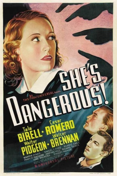 Caratula, cartel, poster o portada de She\'s Dangerous