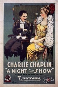 Caratula, cartel, poster o portada de Charlot en el teatro