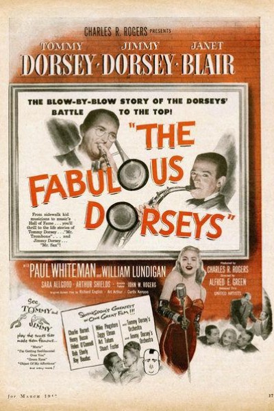 Caratula, cartel, poster o portada de Los fabulosos Dorseys