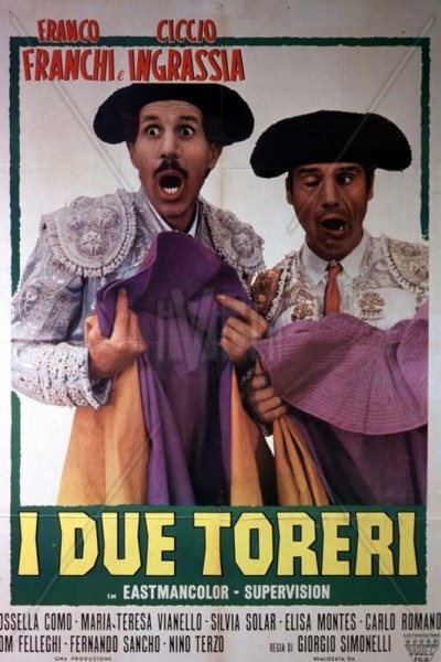 Caratula, cartel, poster o portada de Dos toreros de aúpa