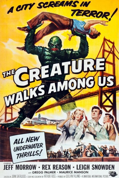 Caratula, cartel, poster o portada de El monstruo vengador (The Creature Walks Among Us)