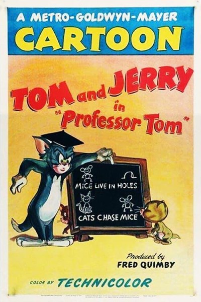 Caratula, cartel, poster o portada de Tom y Jerry: El profesor Tom