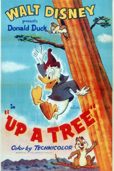 Caratula, cartel, poster o portada de El pato Donald: Subido al árbol