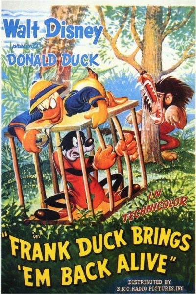 Caratula, cartel, poster o portada de El pato Donald: El pato Frank en la jungla