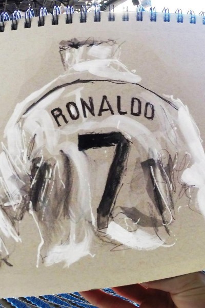 Cubierta de Cristiano Ronaldo: Sketchbook Animation