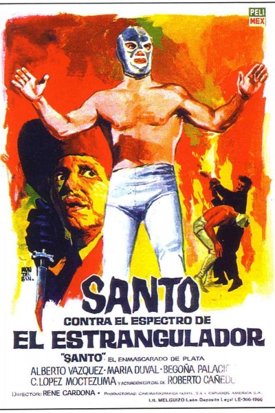 Caratula, cartel, poster o portada de Santo contra el espectro del estrangulador