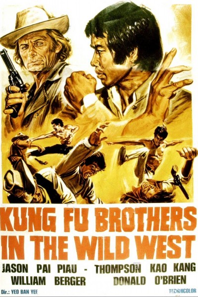 Cubierta de Kung fu Brothers in the Wild West