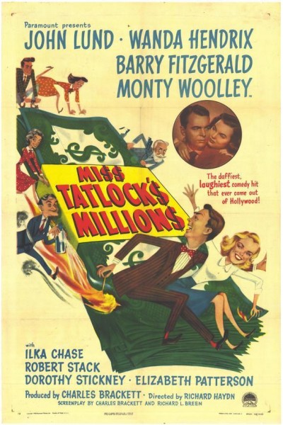Caratula, cartel, poster o portada de Miss Tatlock's Millions