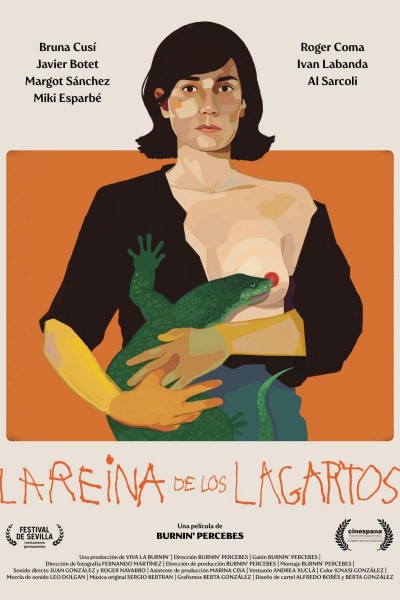 Caratula, cartel, poster o portada de La reina de los lagartos