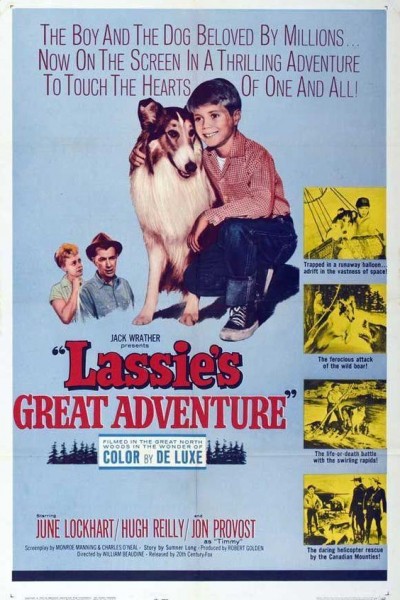 Cubierta de La gran aventura de Lassie