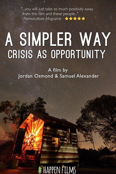 Caratula, cartel, poster o portada de A Simpler Way: Crisis as Opportunity