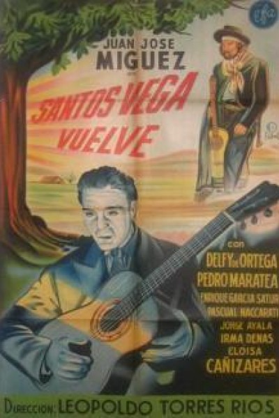 Caratula, cartel, poster o portada de Santos Vega vuelve