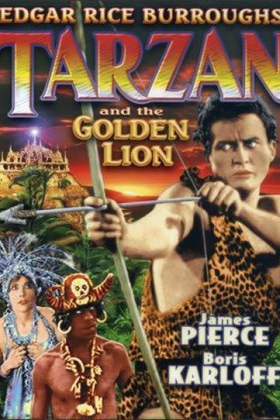 Caratula, cartel, poster o portada de Tarzán y el león dorado
