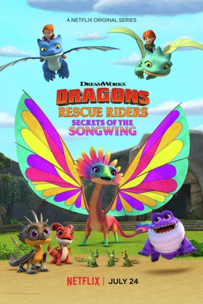 Caratula, cartel, poster o portada de Dragones al rescate: el secreto del ala cantarina
