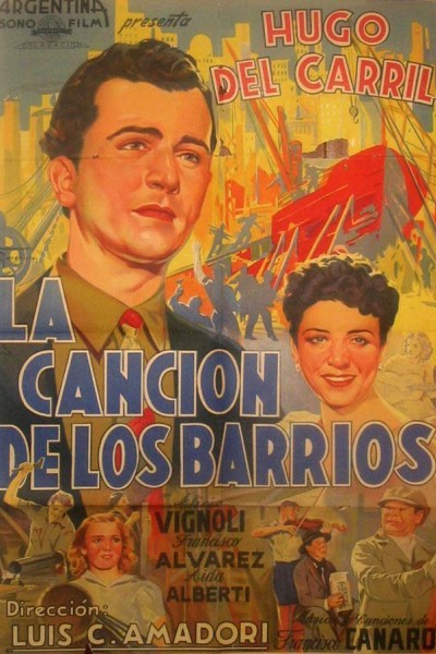Caratula, cartel, poster o portada de La canción de los barrios